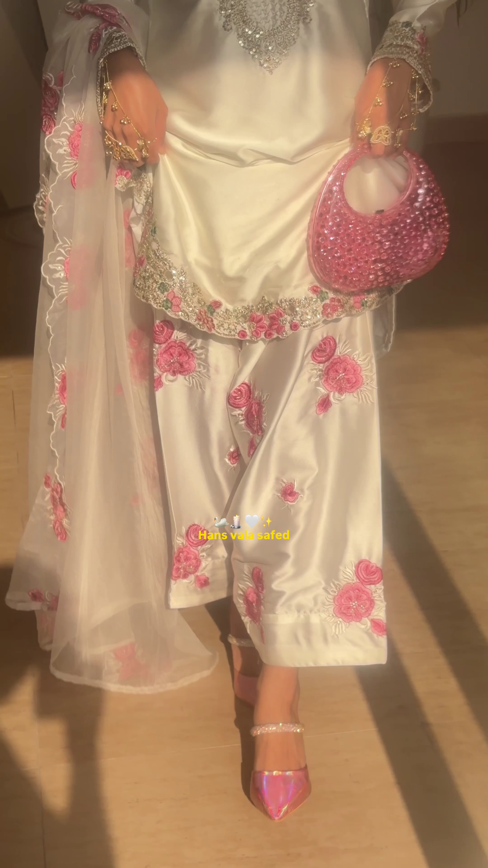New Launching Designer Party Wear Look Top With Farshi Salwar Suit - Image 16