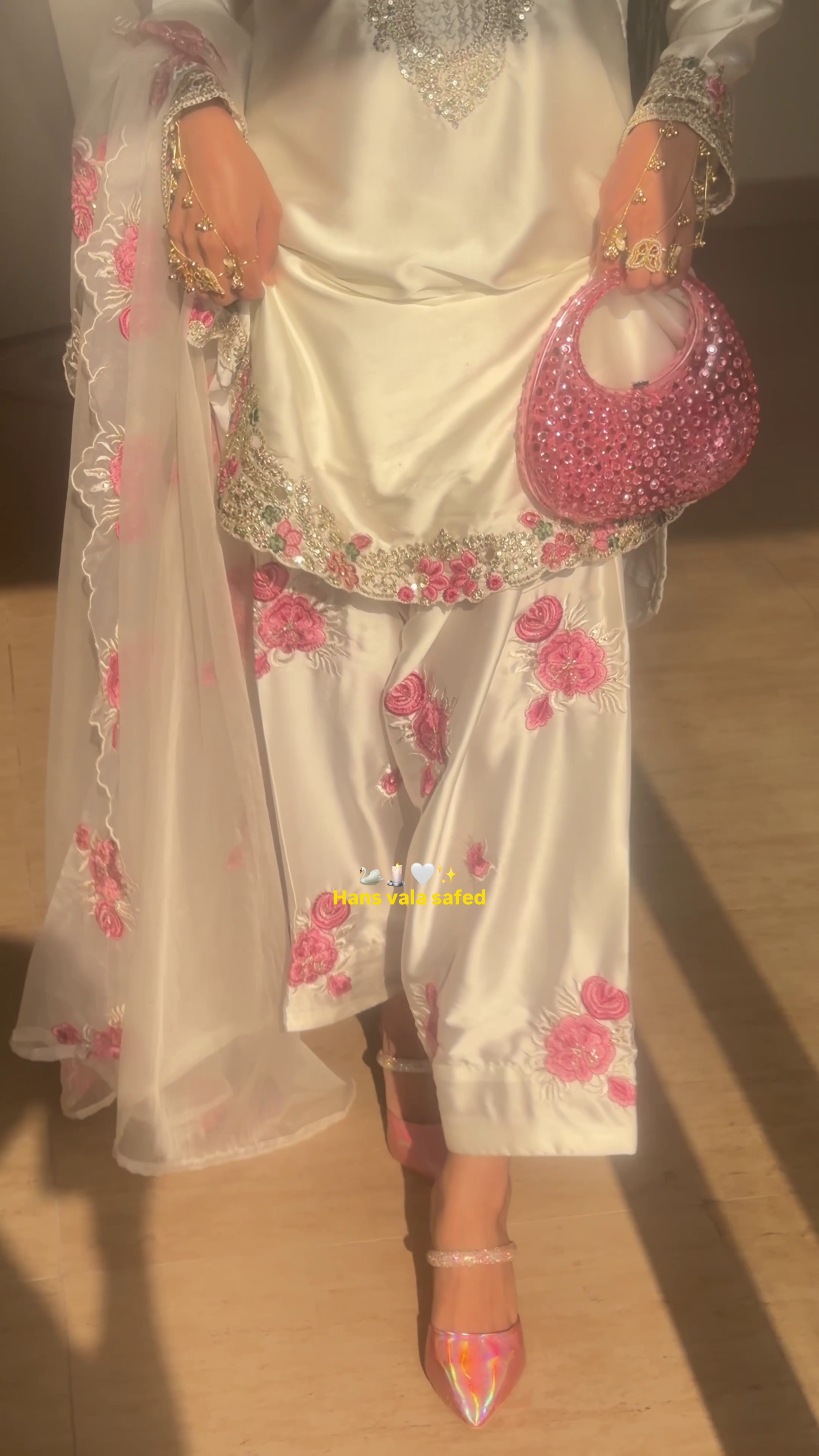 New Launching Designer Party Wear Look Top With Farshi Salwar Suit - Image 15