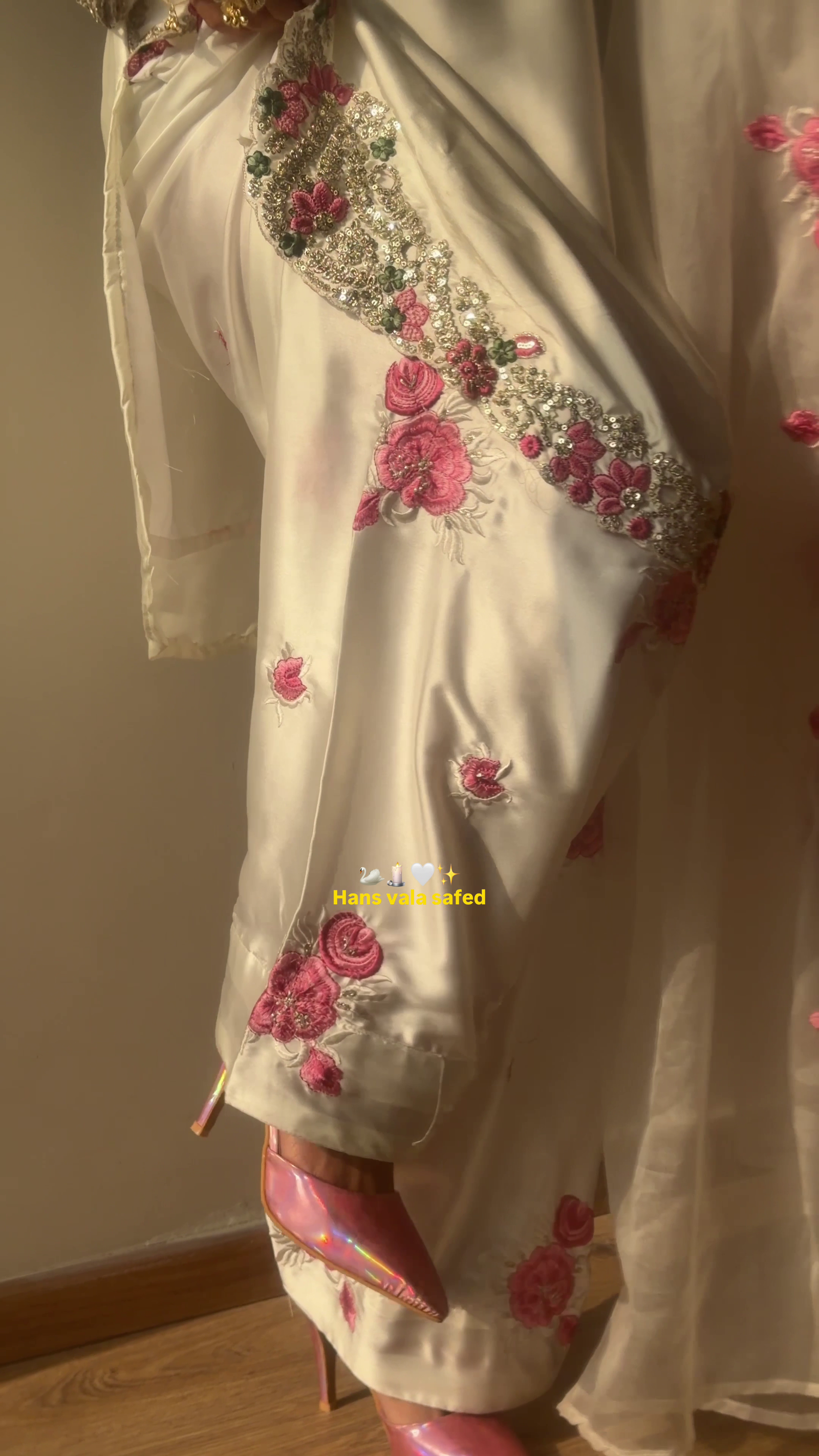 New Launching Designer Party Wear Look Top With Farshi Salwar Suit - Image 6